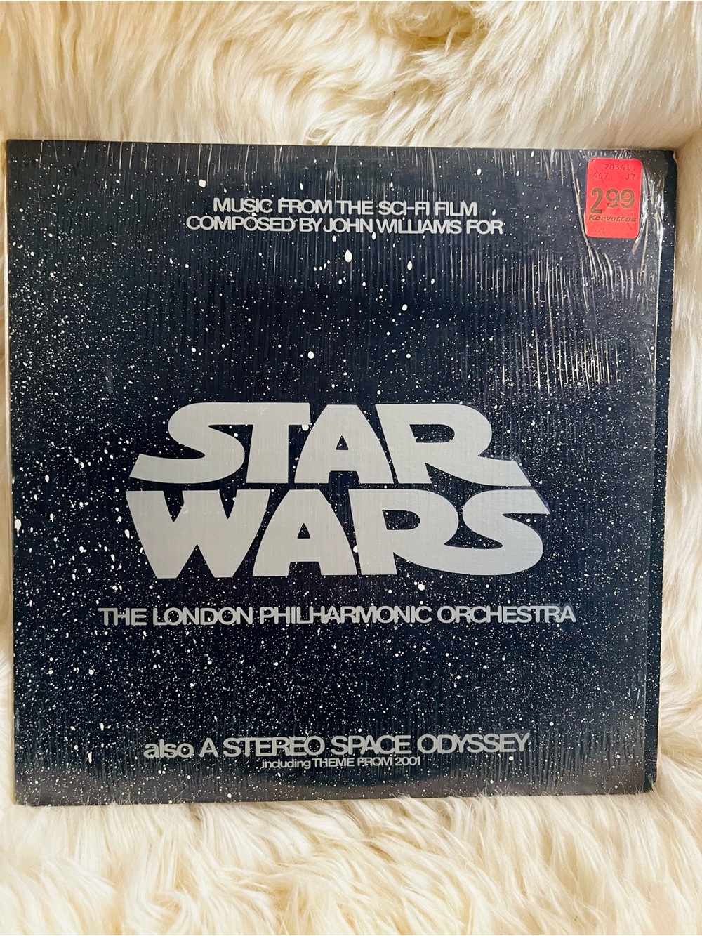 Star Wars Album Cover — Black & Silver Graphic Art